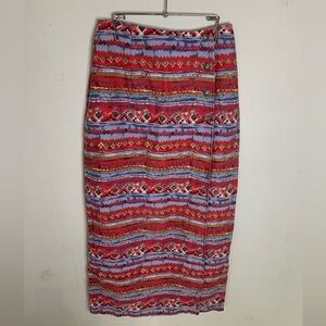 Vintage Faux Wrap Western Skirt​​​​​​​